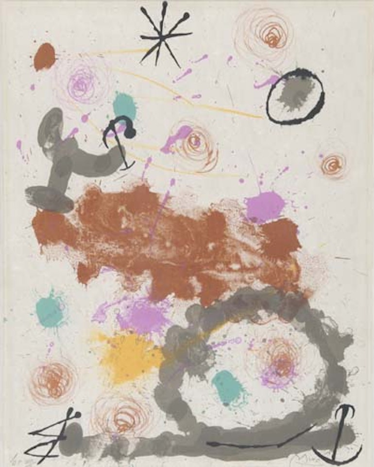 Quelques Fleurs pour les Amis by Joan Miró