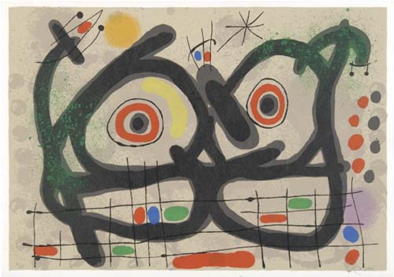 Le Lézard aux Plumes d'Or by Joan Miró