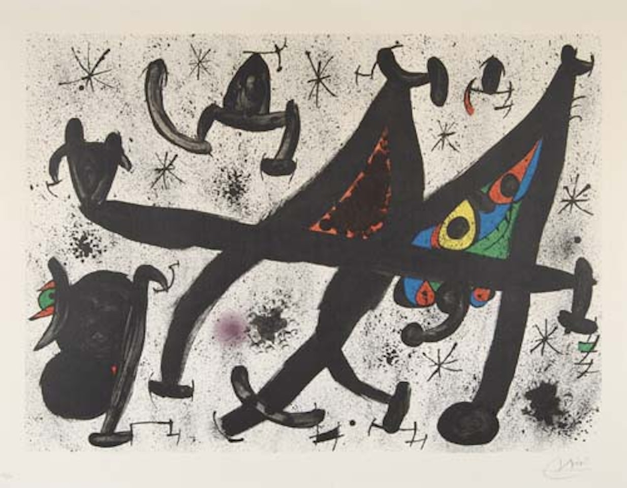 Homenatge a Joan Prats by Joan Miró