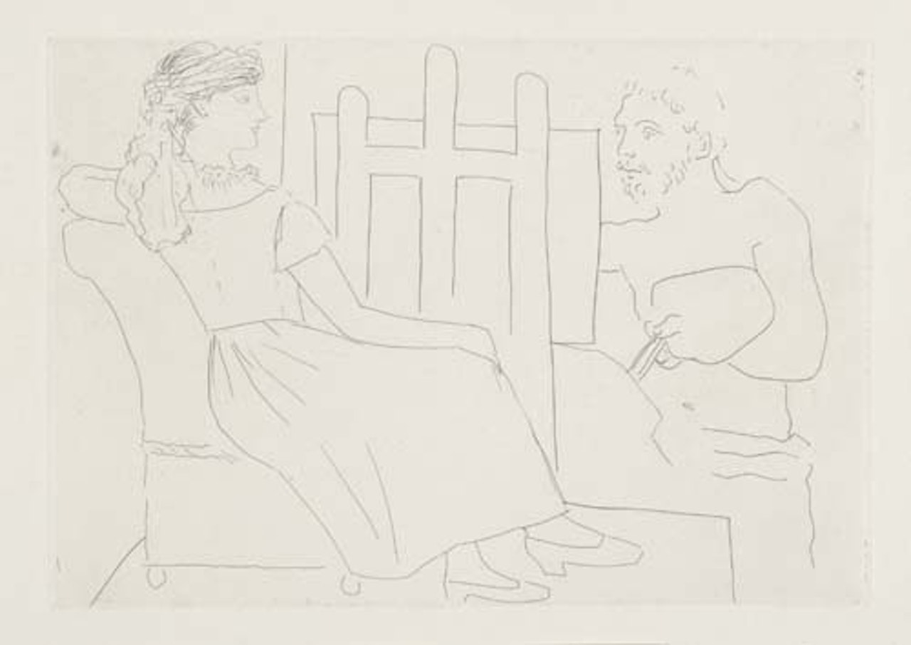 Le Modèle habillé by Pablo Picasso