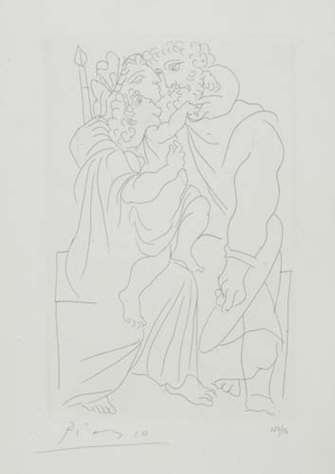 Couple et Enfant by Pablo Picasso