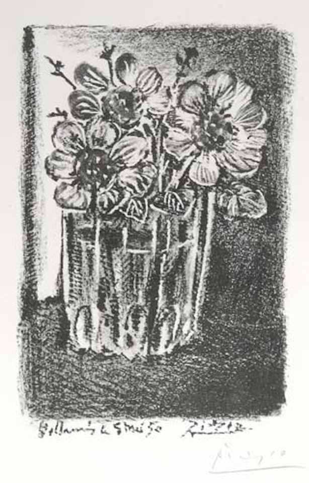 Fleurs dans un vase (sans la lettre) by Pablo Picasso