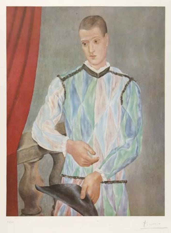 Arlequin by Pablo Picasso