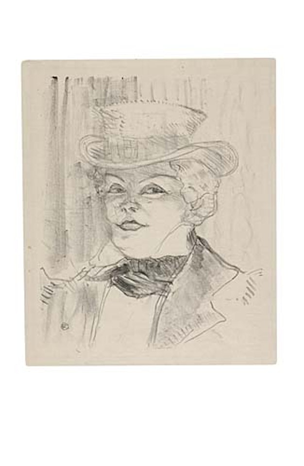 Madame Réjane by Henri de Toulouse-Lautrec