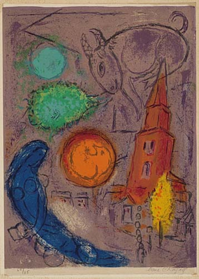 Saint-Germain de Prés by Marc Chagall