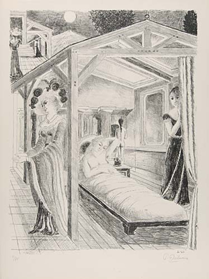 La Mer est proche by Paul Delvaux
