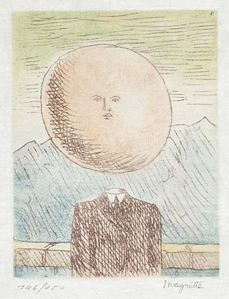 L'Homme lune by René Magritte