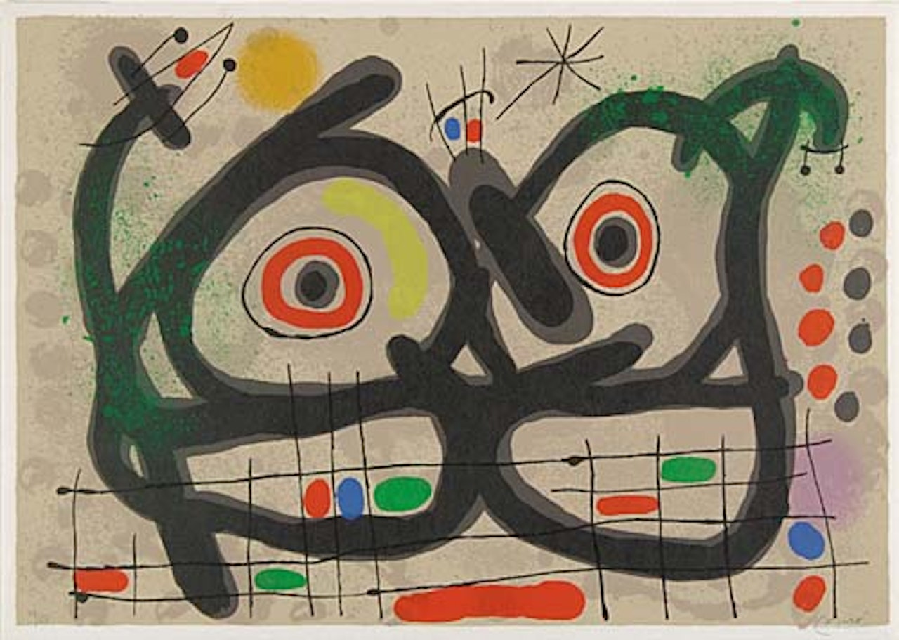 Le Lézard aux Plumes d'Or by Joan Miró