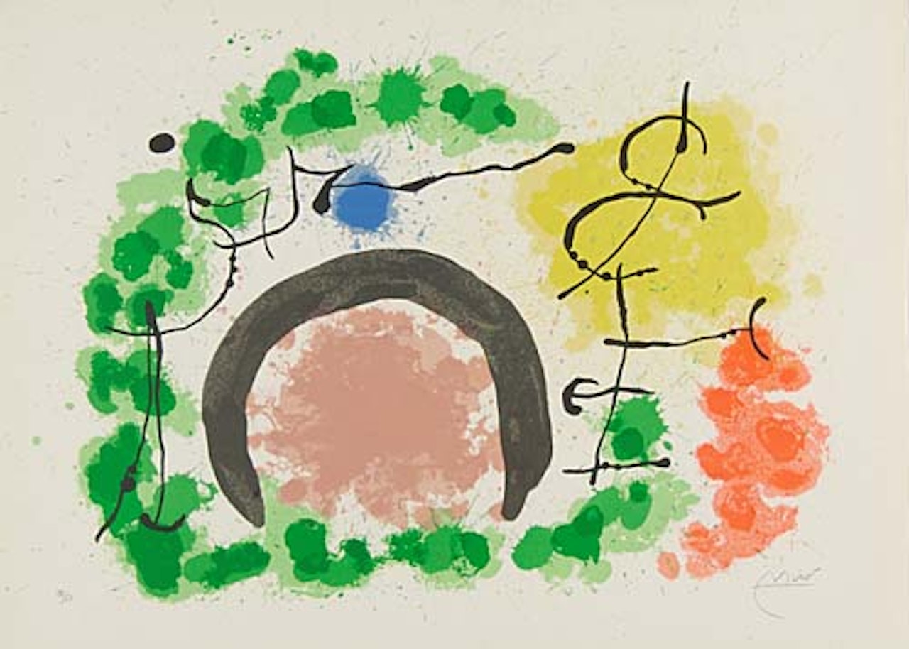 Le Lézard aux Plumes d'Or by Joan Miró