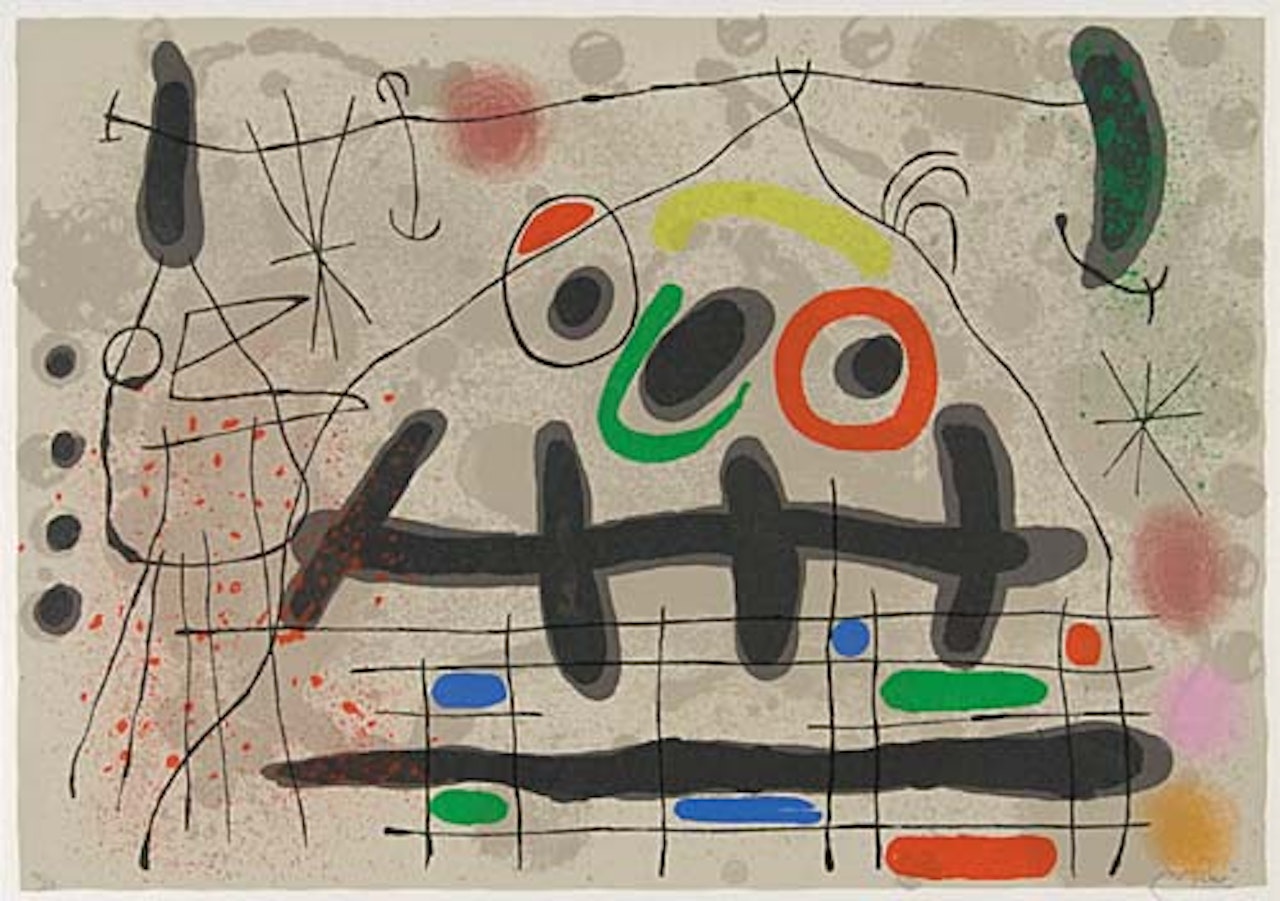 Le Lézard aux Plumes d'Or by Joan Miró
