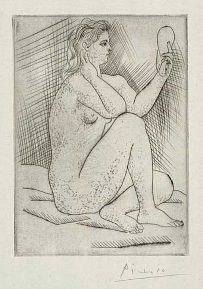 Femme au miroir by Pablo Picasso