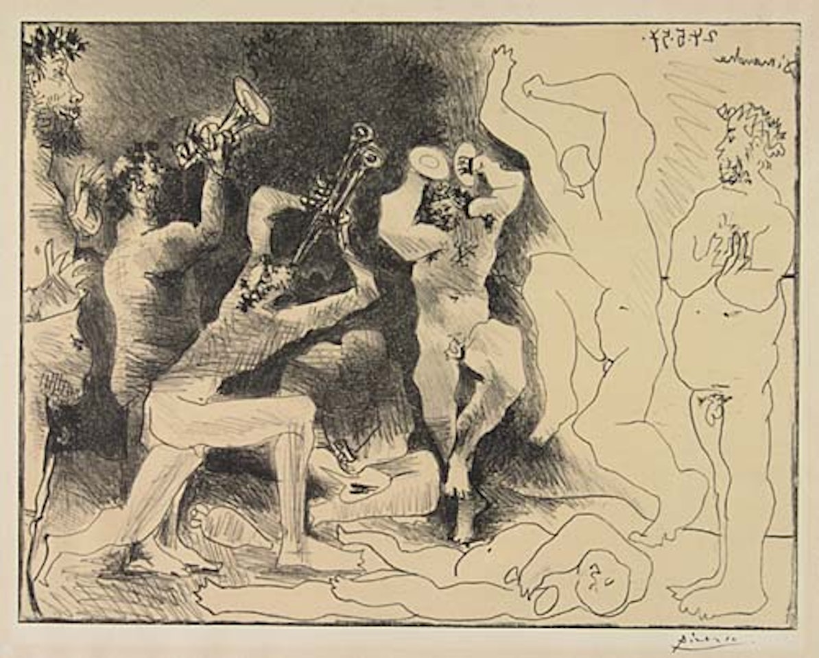 Le Danse des Faunes by Pablo Picasso