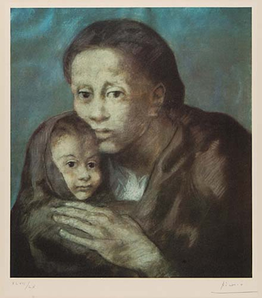 Mère et enfant au fichu by Pablo Picasso