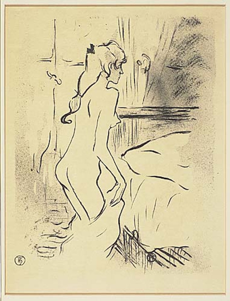 Étude de femme by Henri de Toulouse-Lautrec