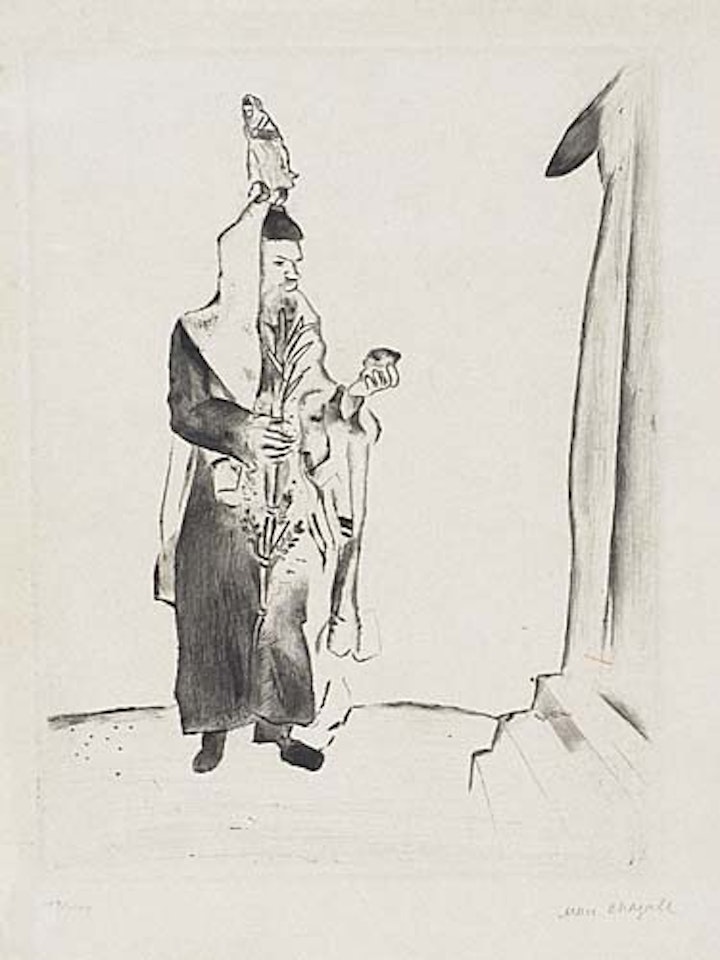 Der Rabbi by Marc Chagall