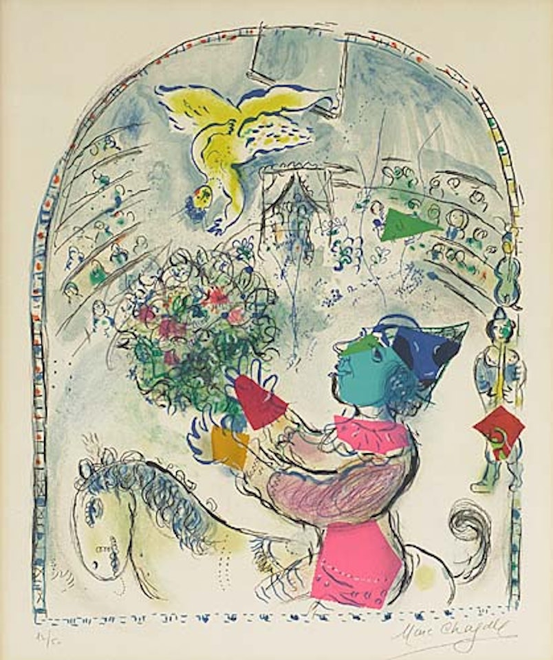 The Circus with an Angel by Marc Chagall