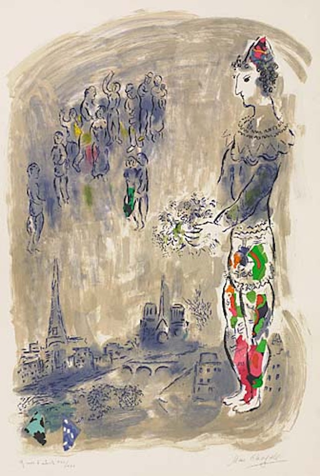 The Magician of Paris I by Marc Chagall