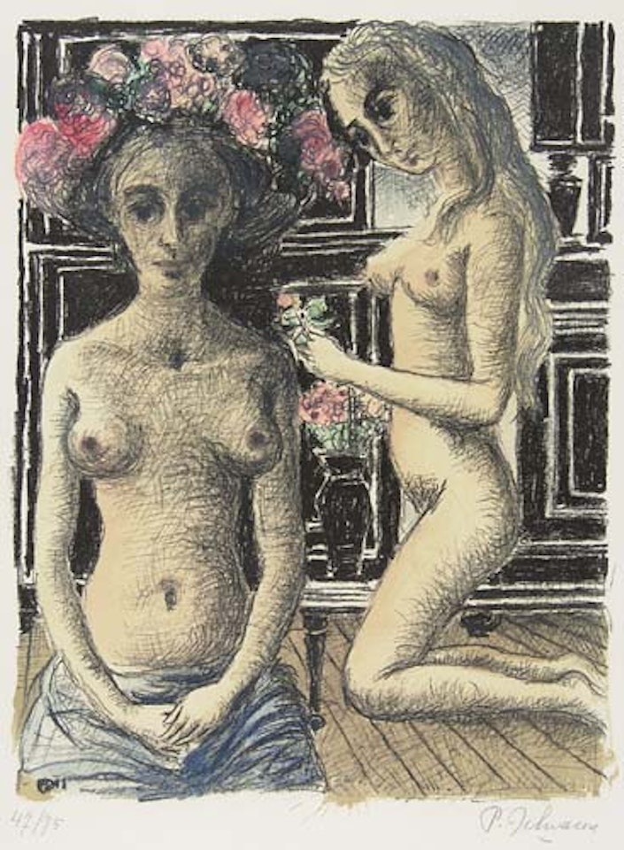 Phryné by Paul Delvaux