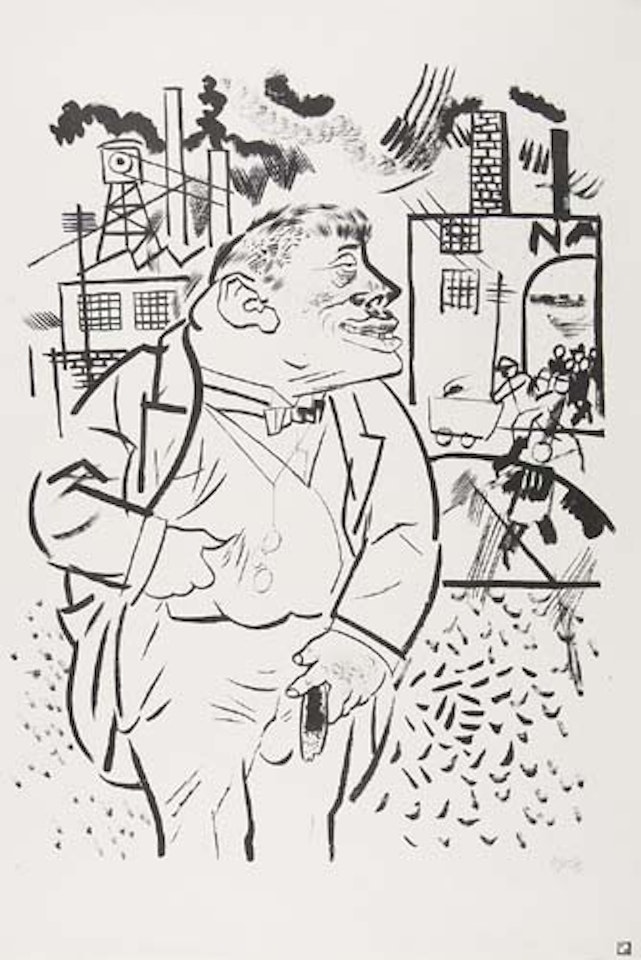 Ich will alles um mich her ausrotten, was mich einschränkt, daß ich nicht Herr by George Grosz