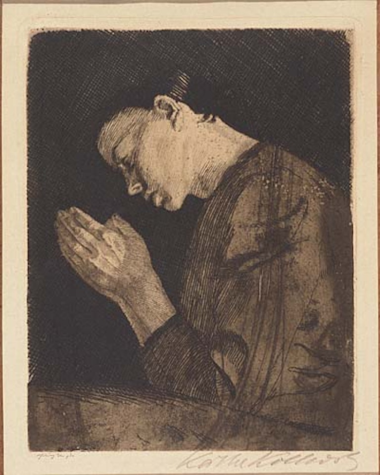 Betendes Mädchen by Kathe Kollwitz