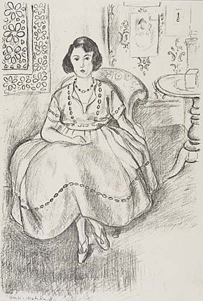 La Robe d'Organdi by Henri Matisse