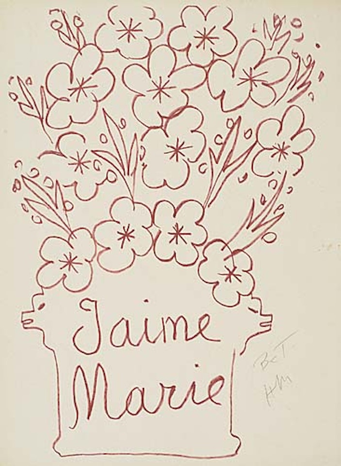 J'aime Marie by Henri Matisse