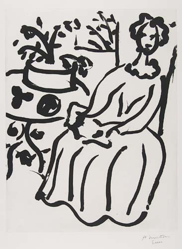 Marie-José en Robe jaune by Henri Matisse