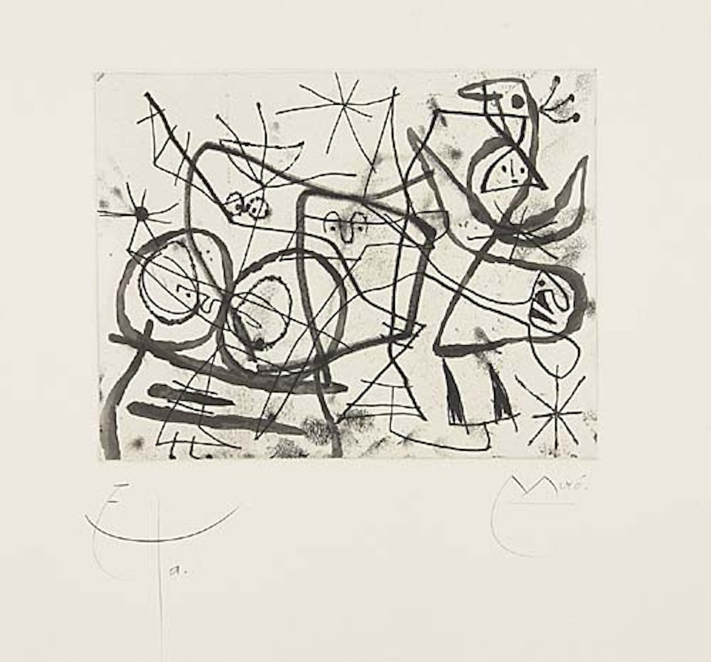 Préparatifs d'Oiseaux I by Joan Miró