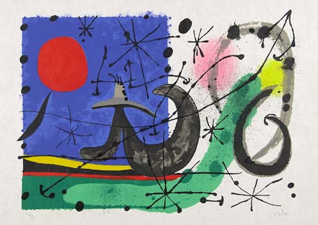 Le Lézard aux Plumes d'Or by Joan Miró