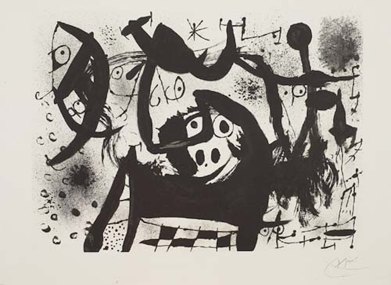 Homenatge a Joan Prats by Joan Miró