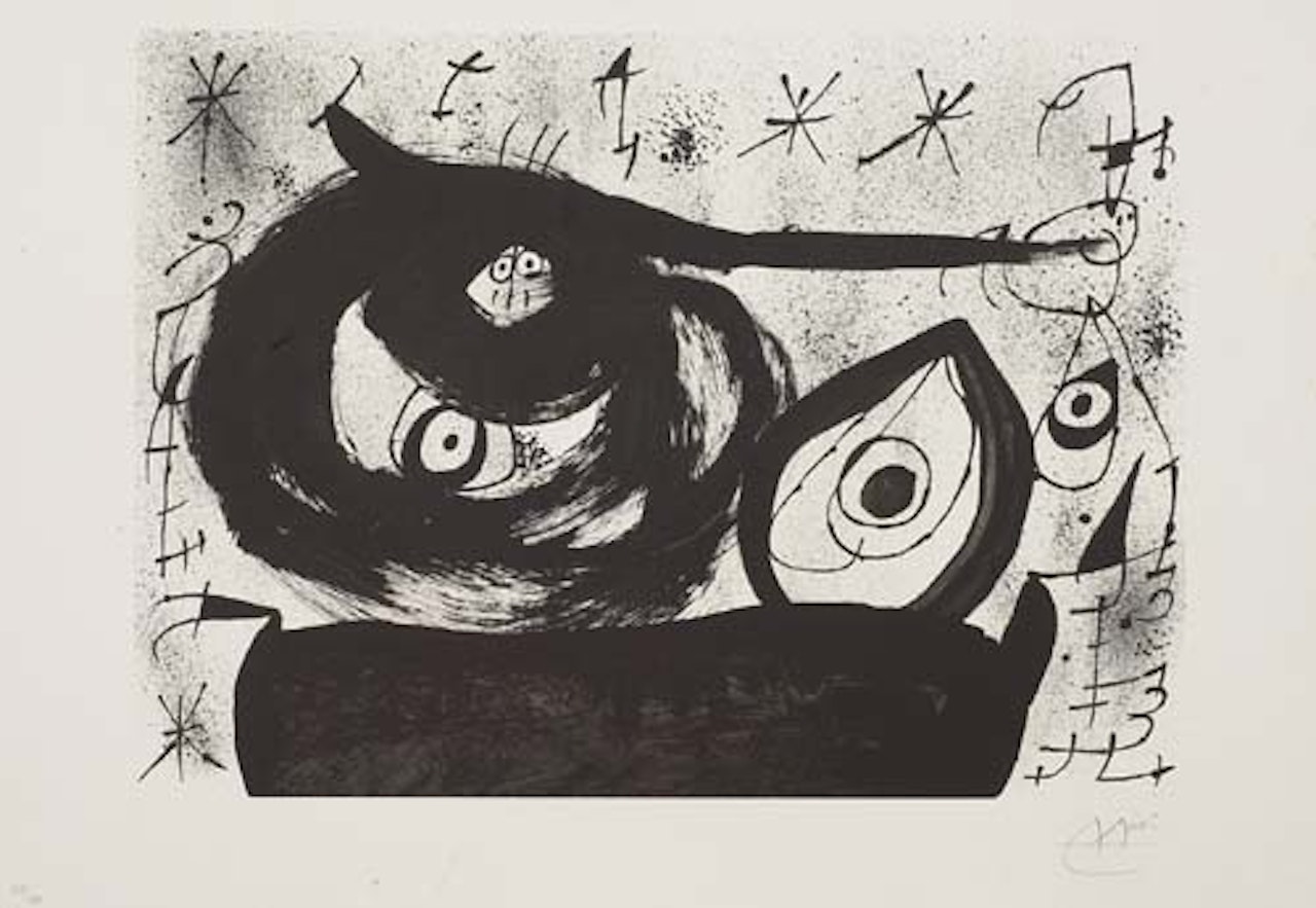 Homenatge a Joan Prats by Joan Miró