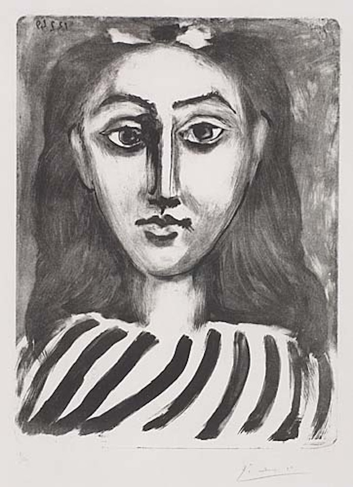 Tête de jeune fille by Pablo Picasso