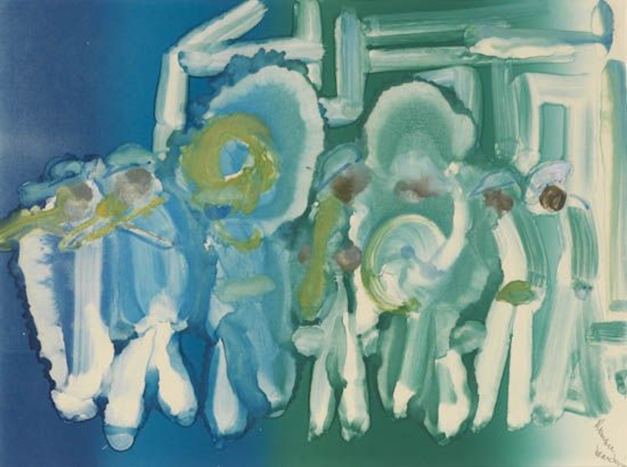 Olympic Band - Evening by Romare Bearden