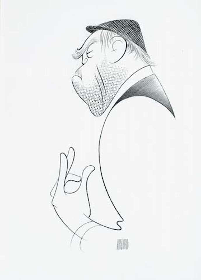 Anthony Quinn as Zorba the Greek by Al Hirschfeld