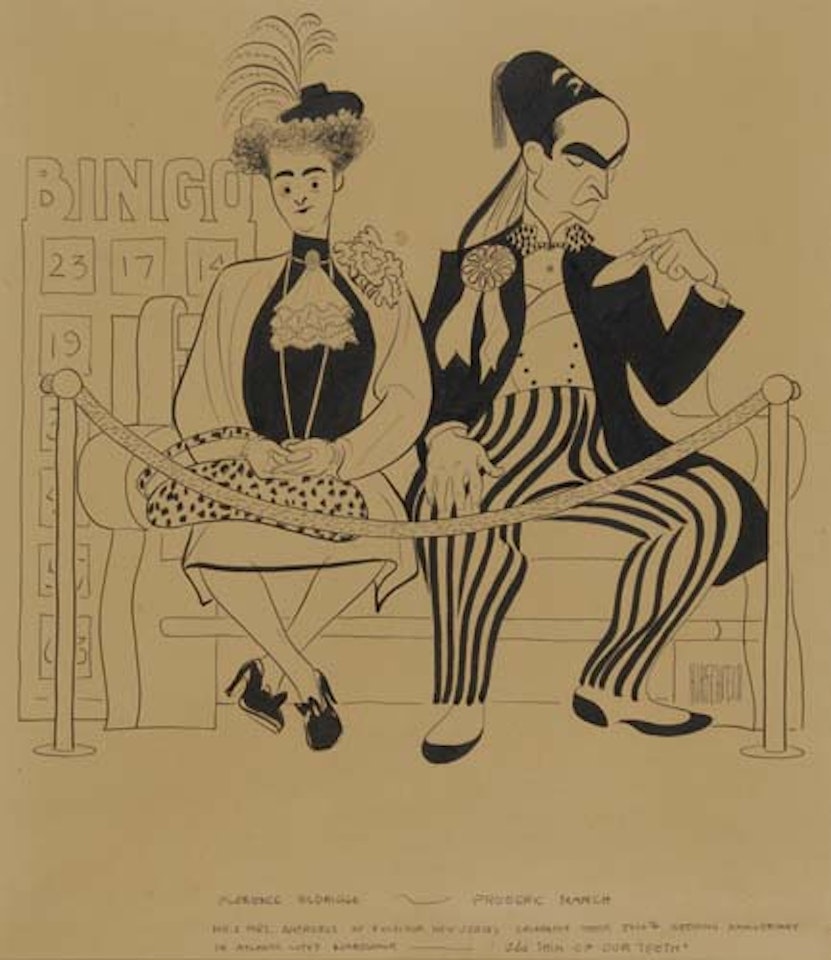 Skin of our teeth by Al Hirschfeld
