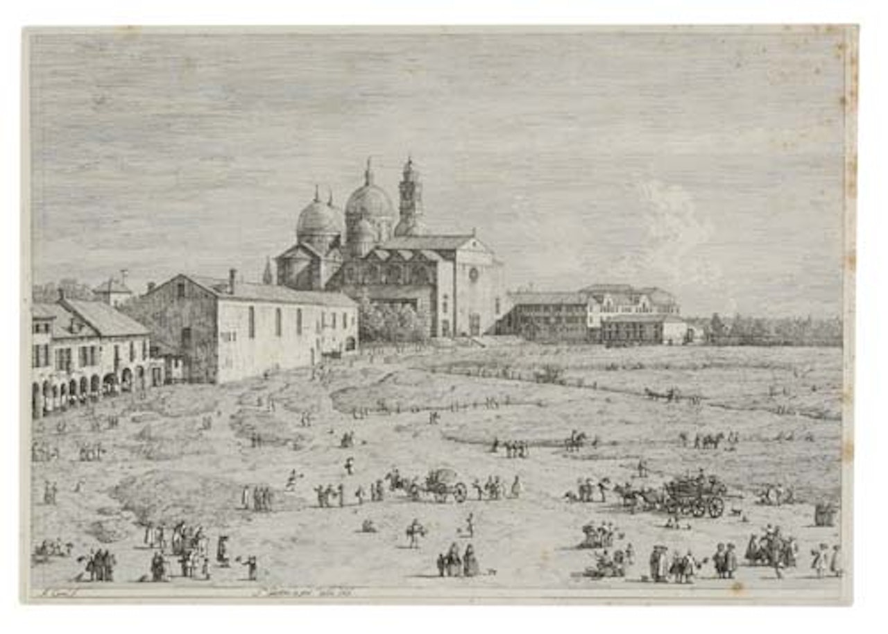 S. Giustina in Prà della Vale e Prà della Valle by Canaletto