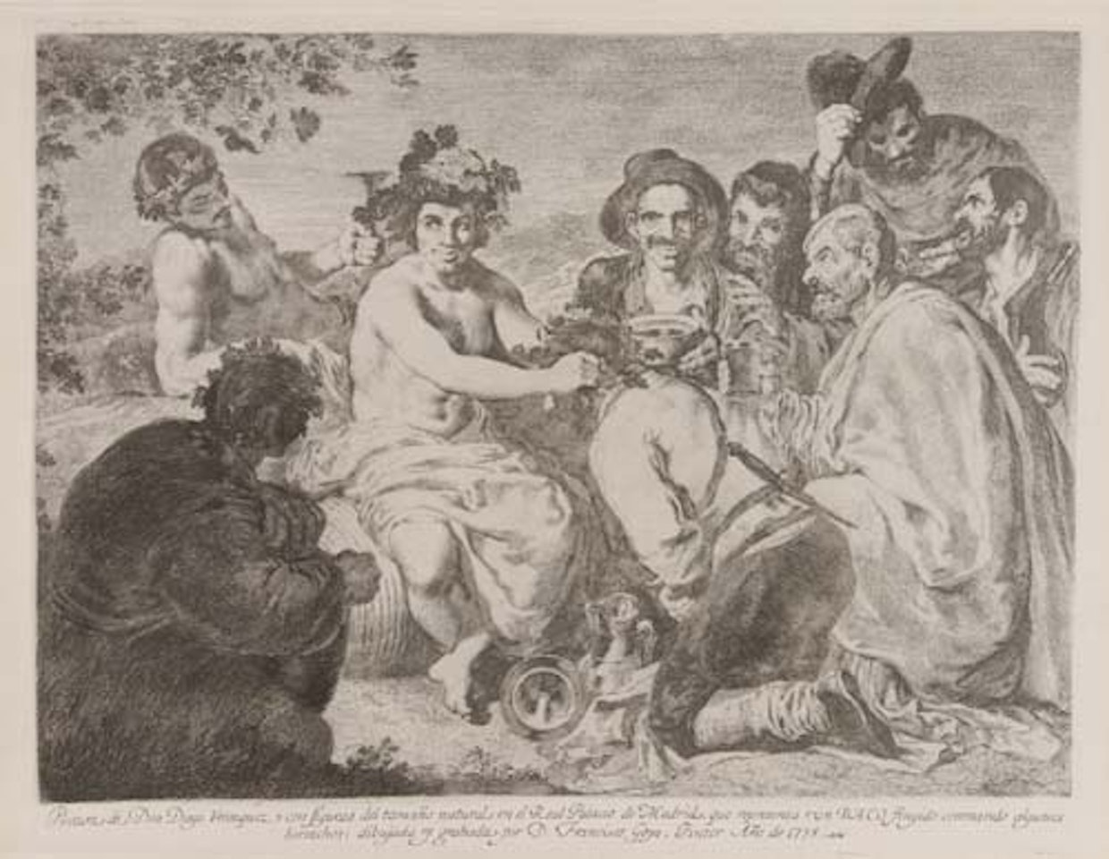 Baco by Francisco José de Goya