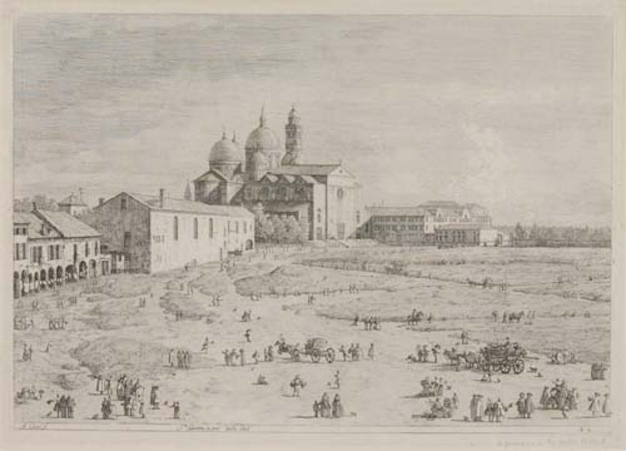 S. Giustina in Prà della Valle by Canaletto