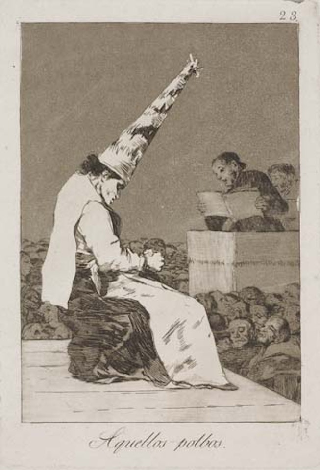 Aquellos polbos by Francisco José de Goya