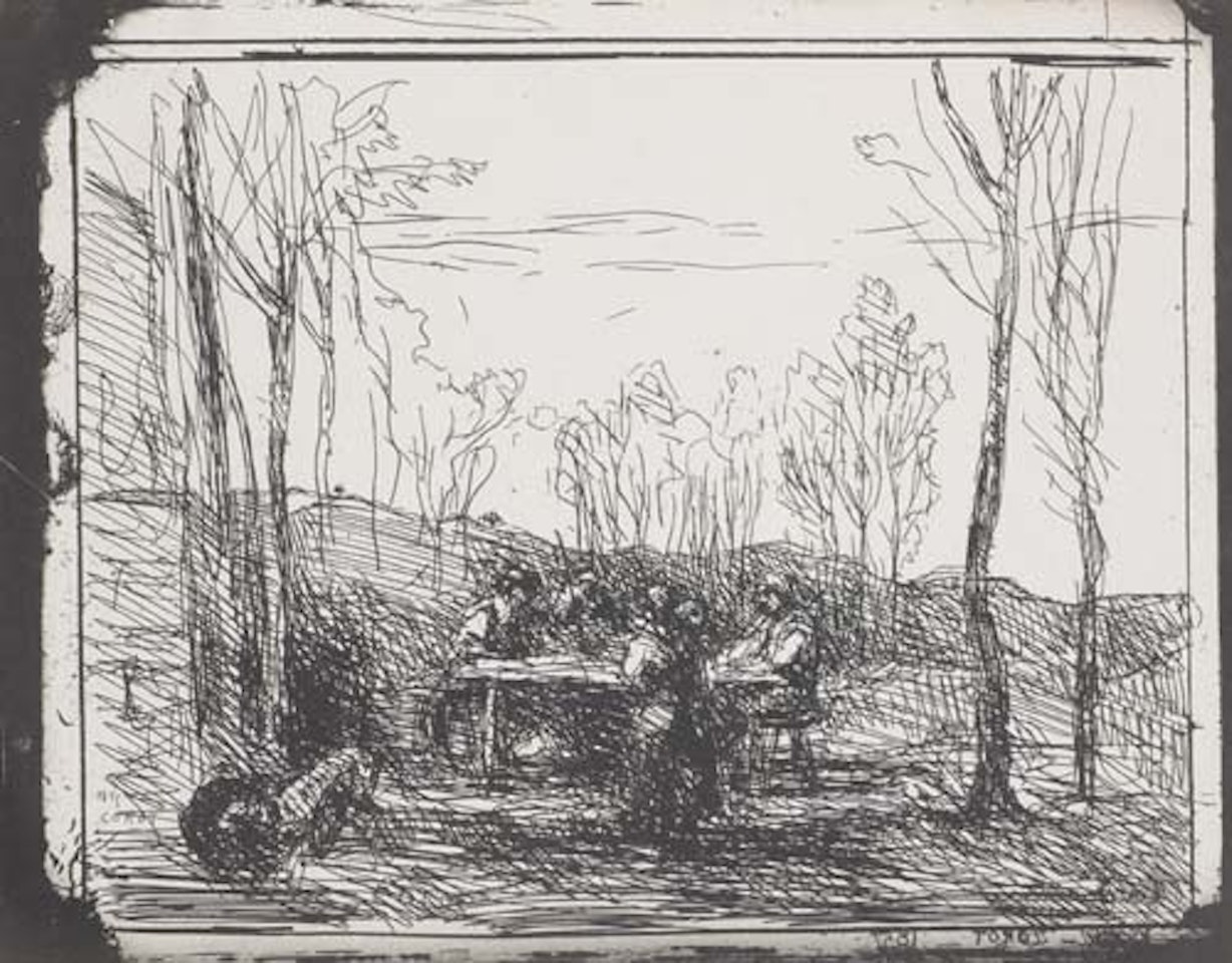 Dejeuner dans la clairiérè by Jean Baptiste Camille Corot