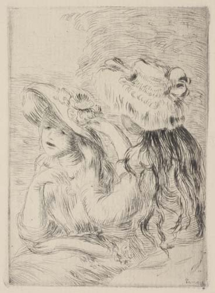 Le Chapeau Épinglé (1e planche) by Pierre-Auguste Renoir