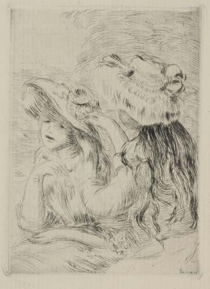 Le Chapeau Épinglé (1e planche) by Pierre-Auguste Renoir