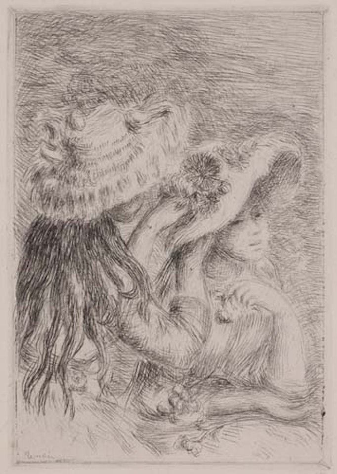 Le Chapeau Épinglé (3e planche) by Pierre-Auguste Renoir
