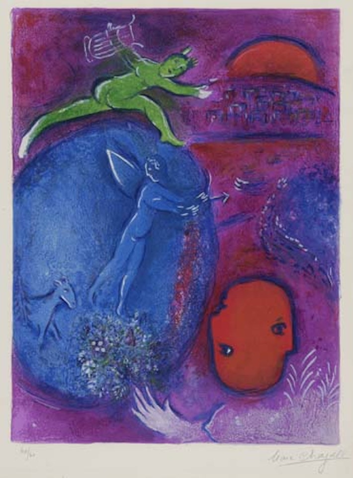Songe de Lamon et de Dryas by Marc Chagall