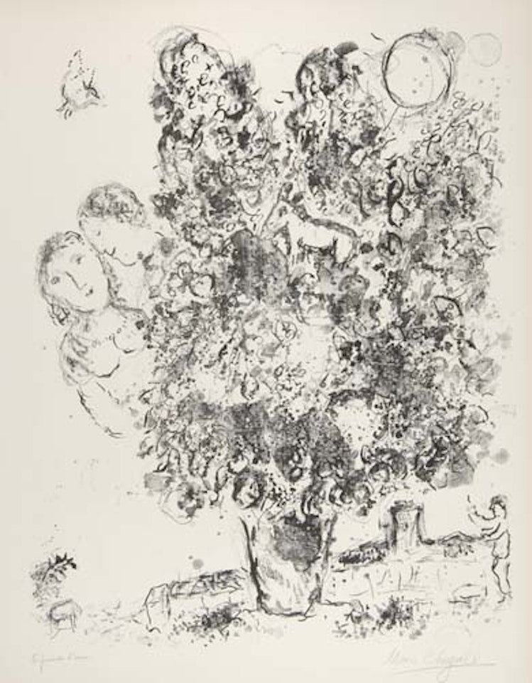 Le Bouquet clair by Marc Chagall