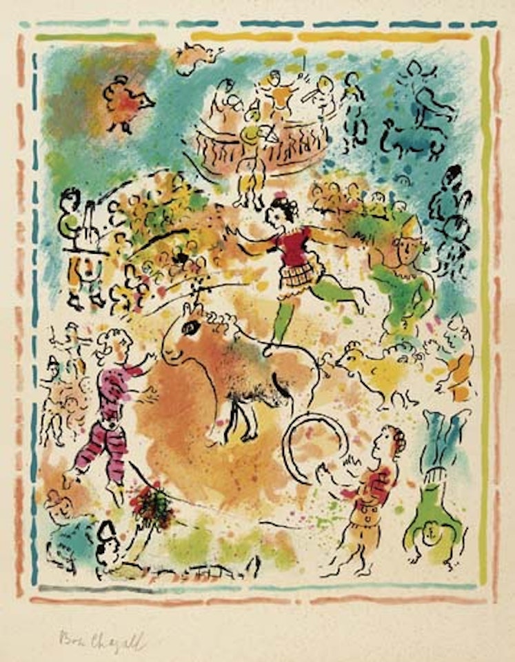 Burlesque au Cirque by Marc Chagall