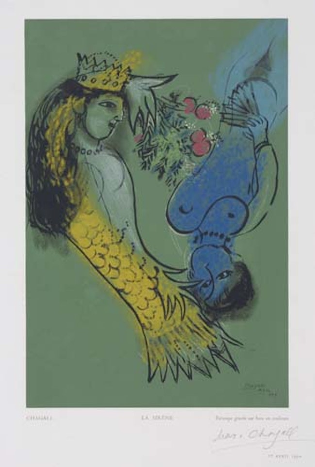 La Sirène by Marc Chagall