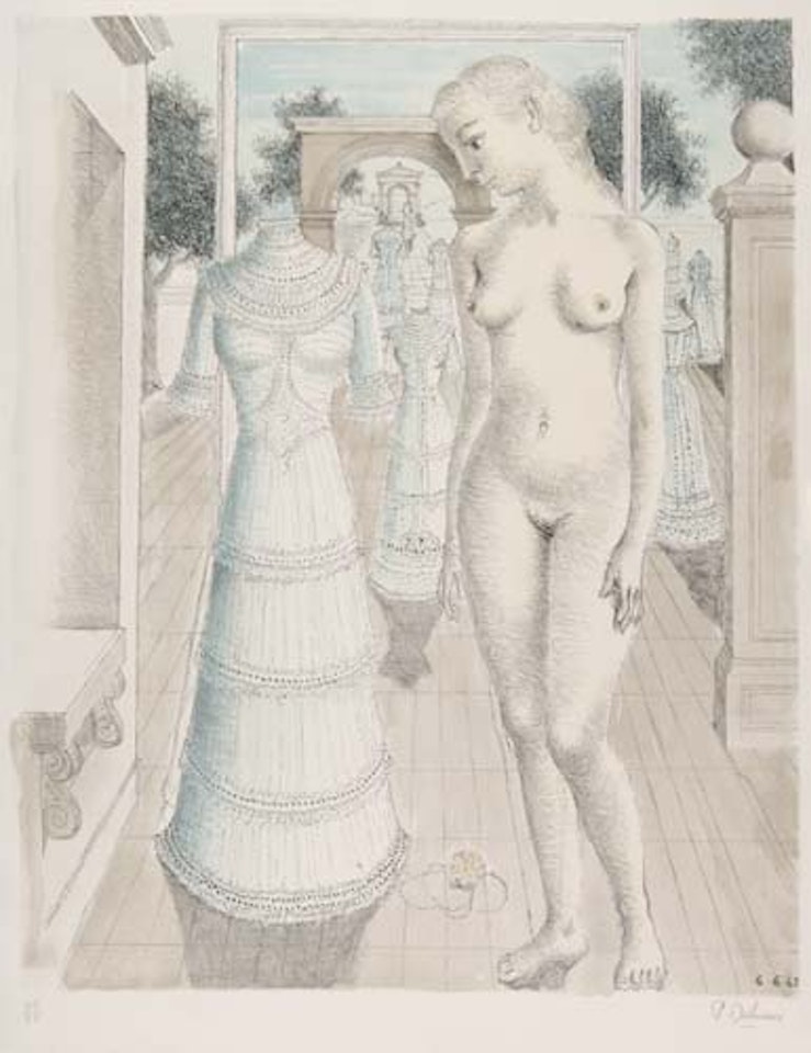 Robe de Dimanche by Paul Delvaux