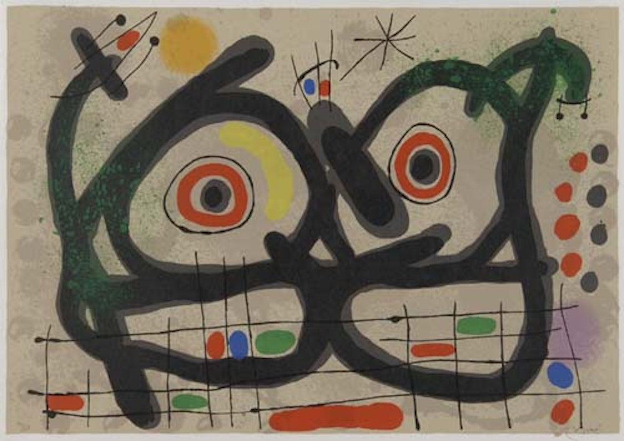 Le Lézard aux Plumes d'Or by Joan Miró