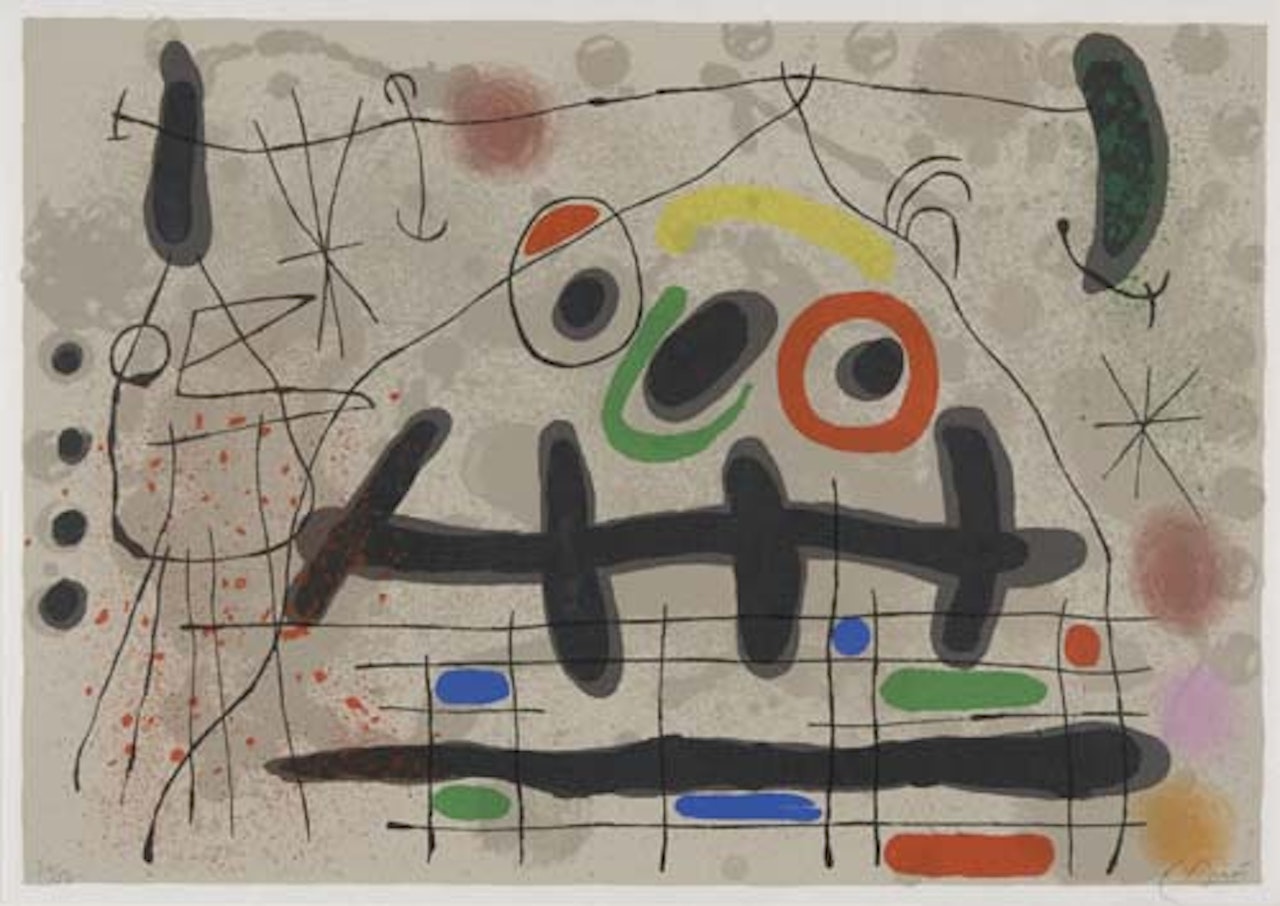 Le Lézard aux Plumes d'Or by Joan Miró